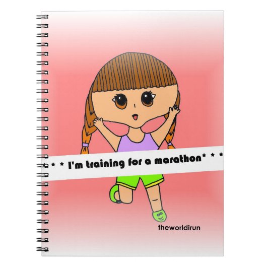 Marathon Training notebook #1 Notitieboek (Voorkant)