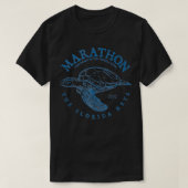 Marathon Turtle Florida Keys Scuba Vissend Duiken T-shirt (Design voorkant)