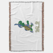 Marathon Turtle Runner in Blue Deken (Voorkant Verticaal)