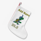 Marathon Turtle Runner in Blue Kleine Kerstsok (Voorkant (Hangend))