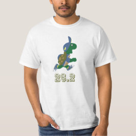 Marathon Turtle Runner in Blue T-shirt