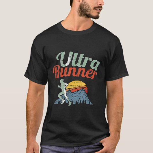 Marathon Ultra Runner Jogging Marathon Gift T-shirt (Voorkant)