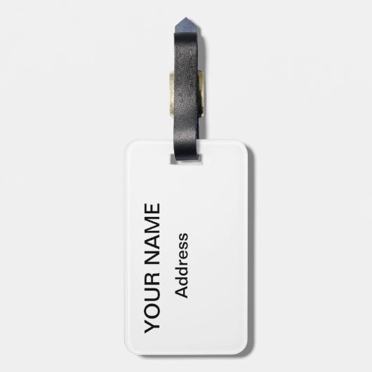 marathon van 26.2 bagagelabel (Achterkant verticaal)