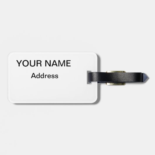 marathon van 26.2 bagagelabel (Achterkant horizontaal)