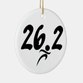 marathon van 26.2 keramisch ornament (Rechts)