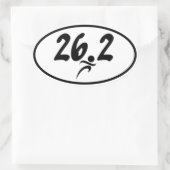 marathon van 26.2 ovale sticker (Tas)