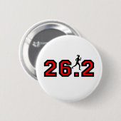 marathon voor vrouwen van 26.2 ronde button 5,7 cm (Voorkant /achterkant)