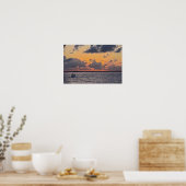 Marathon Zonsondergang in de Florida Keys Poster (Keuken)