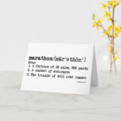 Marathondefinitie: het beste geluk kaart (Gele Bloem)