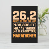 Marathoner Half Marathon Runner Running Lover Grap Bedankkaart (Staand voorkant)