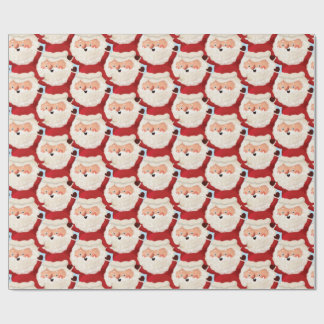 Marathoner Santa Funny Bold Sport Kerstfeest Cadeaupapier