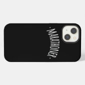 Marathonlooper iPhone Hoesje (Achterkant horizontaal)