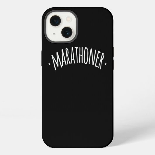 Marathonlooper iPhone Hoesje (Achterkant)
