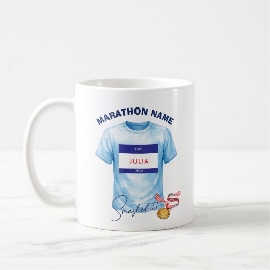 Marathonloper Afmaker Cadeau Koffiemok (Links)