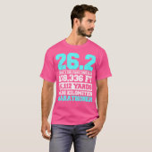 Marathonloper Hardloopschoenen Voetrace T-shirt (Voorkant volledig)