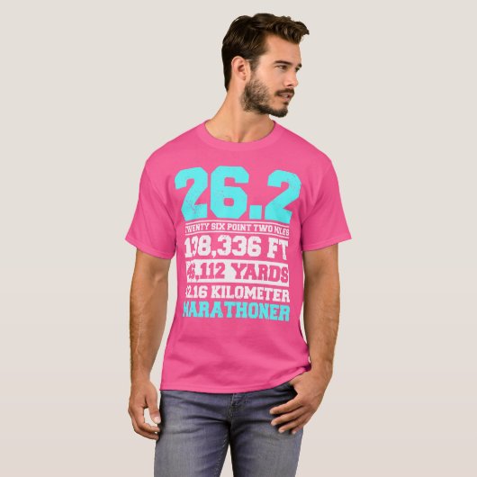 Marathonloper Hardloopschoenen Voetrace T-shirt (Voorkant volledig)