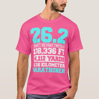 Marathonloper Hardloopschoenen Voetrace T-shirt