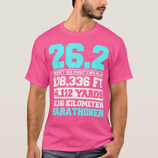 Marathonloper Hardloopschoenen Voetrace T-shirt (Voorkant)
