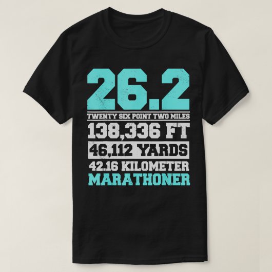 Marathonloper Hardloopschoenen Voetrace T-shirt (Design voorkant)