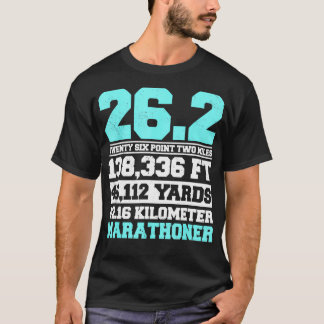 Marathonloper Hardloopschoenen Voetrace T-shirt