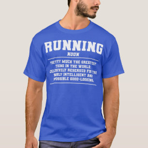 Marathonloper met definitie t-shirt