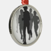 marathonloper metalen ornament (Rechts)