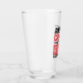 Marathonloper om het even welke Idioot kan lopen Glas (Rechts)