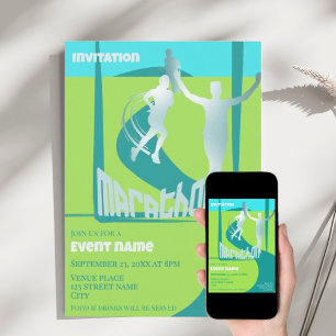 Marathonlopers evenement Uitnodiging