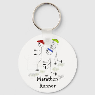 Marathonlopers Sleutelhanger