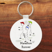 Marathonlopers Sleutelhanger (Voorkant)