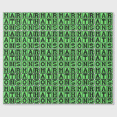 Marathons, Prestatie van hardloper Cadeaupapier (Vlak)