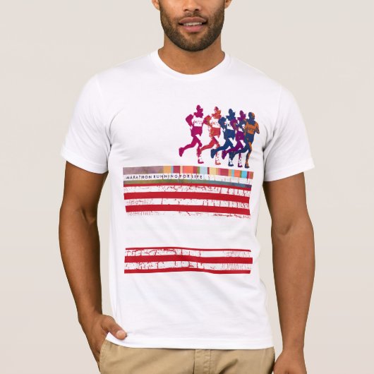 marathonsportschoeisel t-shirt (Voorkant)