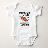 Marathonvaardigheidslading | Running Lover | loper Romper (Voorkant)