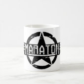 Maraton "Black Star", Mug (White) Koffiemok (Center)