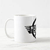Maraton "Black Star", Mug (White) Koffiemok (Links)