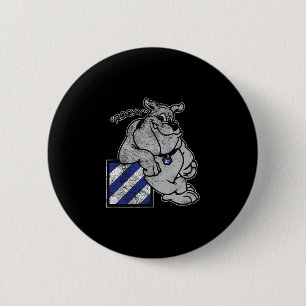 Marauder 3e Infanteriedivisie Rocky The Bulldog Ronde Button 5,7 Cm
