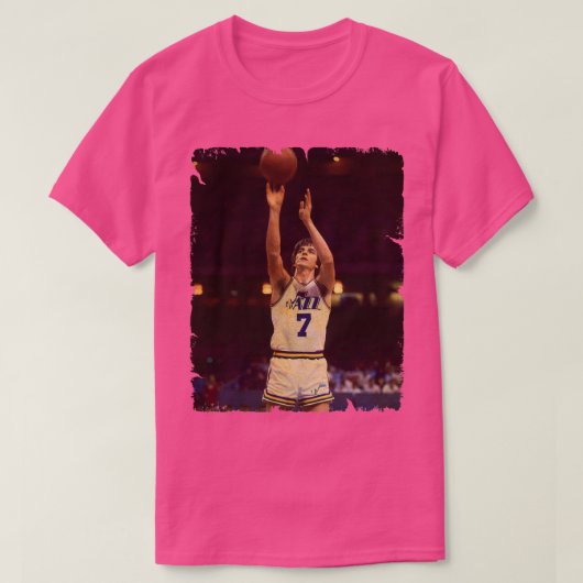 Maravich  ontwerp van basketbal 4 t-shirt (Design voorkant)