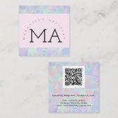 Maravilla Kunstenaarschap Vierkante Visitekaartje (Voorkant / Achterkant)