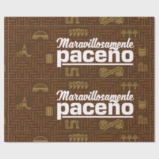 Maravillosamente paceño cadeaupapier (Vlak)