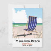Marazion Beach Cornwall reisposter (Voorkant)