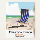 Marazion Beach Cornwall reisposter Planner (Achterkant)