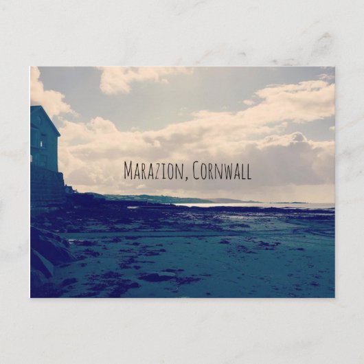 Marazion, Kornwall Beach Seaside Landscape Briefkaart (Voorkant)
