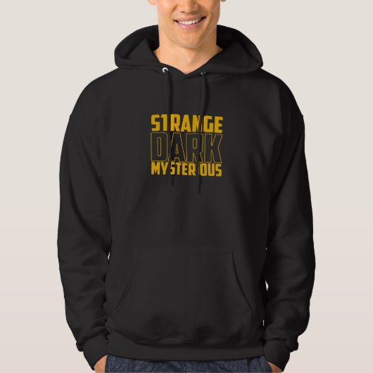 Marballen Strange Dark mysterous Hoodie (Voorkant)