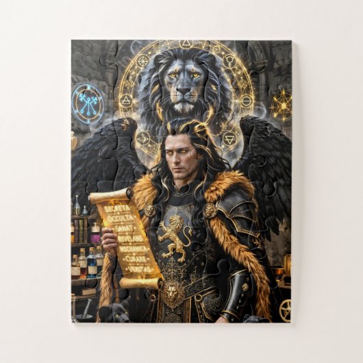 Marbas: Demon van Genezing en Kennis Legpuzzel (Verticaal)