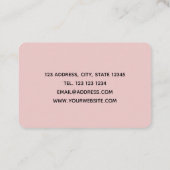 Marbeled Visitekaartje (Achterkant)