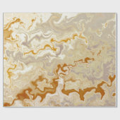 Marbelized Gold Cadeaupapier (Vlak)