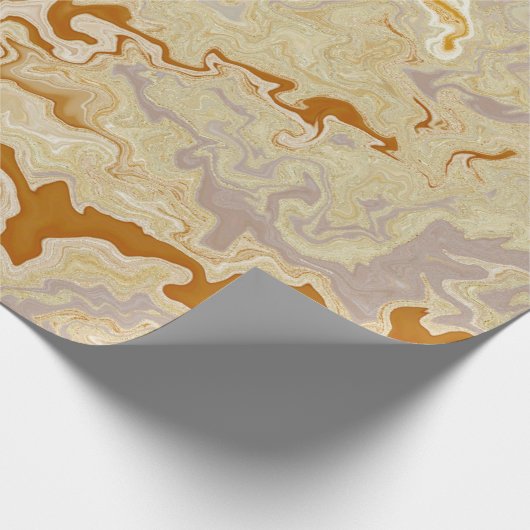 Marbelized Gold Cadeaupapier (Hoek)
