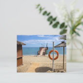 Marbella Beach in Spanje Briefkaart (Staand voorkant)