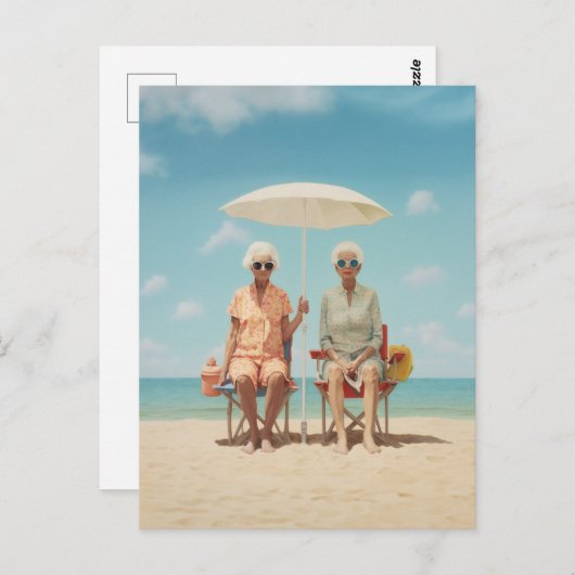 Marbella Dames Briefkaart (Voorkant / Achterkant)