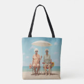 Marbella Dames Tote Bag (Achterkant)